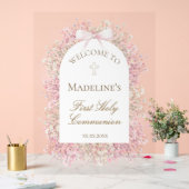 Première communion accueil floral (Mariage)