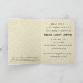 Première Communion Catholique Jésus Invitation (Intérieur)