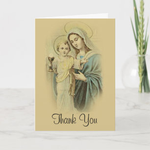 Première communion catholique Marie Merci