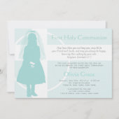 Première communion et Faire-part - Fille (Devant)