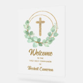 Première communion Eucalyptus moderne Accueil (Angle)