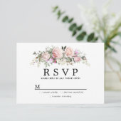 Première communion florale rose rousse RSVP (Debout devant)
