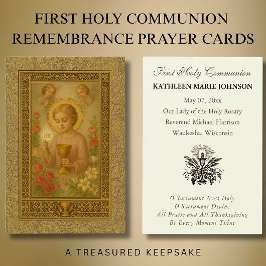 Première communion Jésus Angels Floral