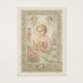 Première Communion Jésus Anges Floral (Devant)
