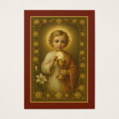 Première Communion Jésus Roses Vintage (Devant)