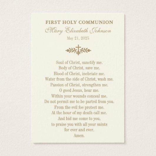 Première communion Jésus Roses Vintages (Dos)