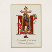 Première communion religieuse catholique espagnole (Devant)