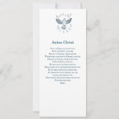 Première communion Saint souvenir et carte de priè (Dos)