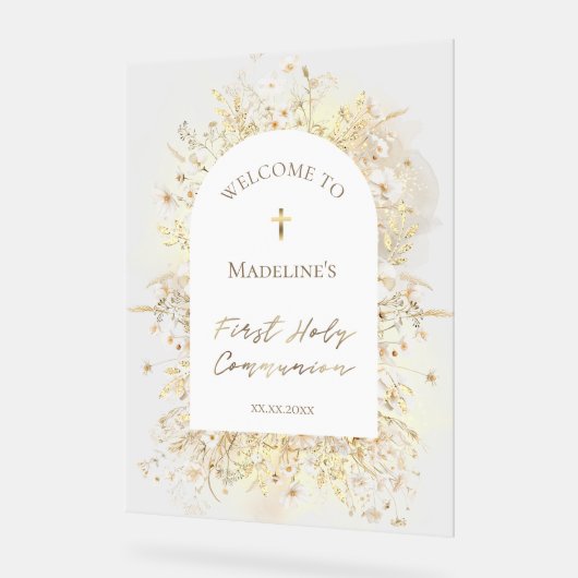 Première communion sainte bienvenue (Angle)