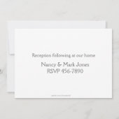 Première Communion sainte, Invitation au ruban PIn (Dos)