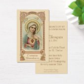 PREMIÈRE COMMUNION SAINTE MARY PRIÈRE CARTE SAINTE (Bureau)