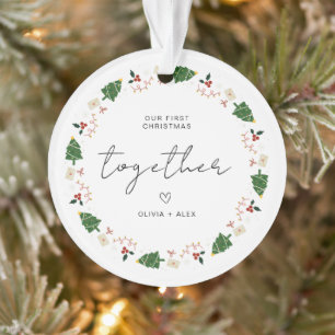 Première conservation de Noël Noël Couple cadeau d