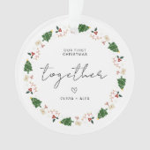 Première conservation de Noël Noël Couple cadeau d (devant)