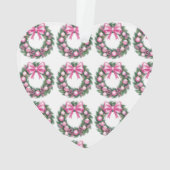 Première couronne rose de Noël (dos)