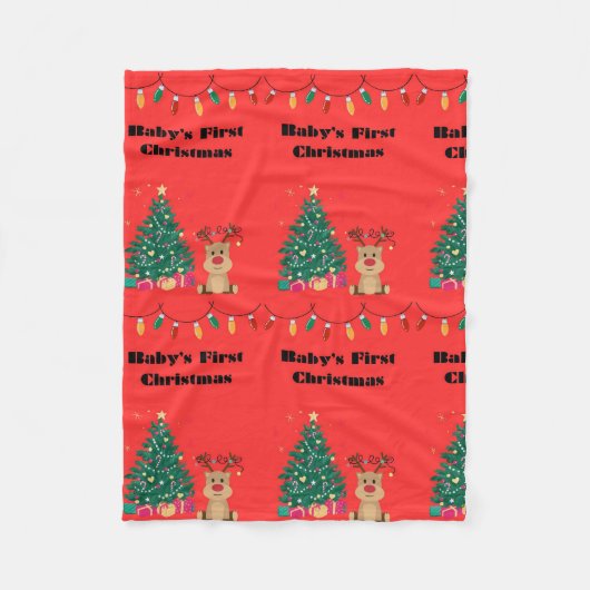 Première couverture de Noël pour bébé (Devant)