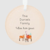 Première décoration acrylique de Noël de la famill (dos)