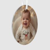 Première décoration de Noël de bébé (devant)