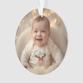Première décoration de Noël de bébé (devant)