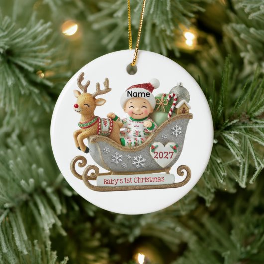 Première décoration de Noël de bébé (Arbre)