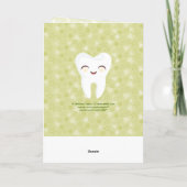 Première dent perdue ! - Carte de voeux personnali (Dos)