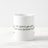 Première Ébauche Café Mug Pour Les Écrivains (Centre)