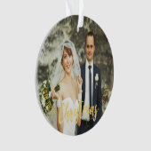 Première écriture de photo mariage de Noël (devant)