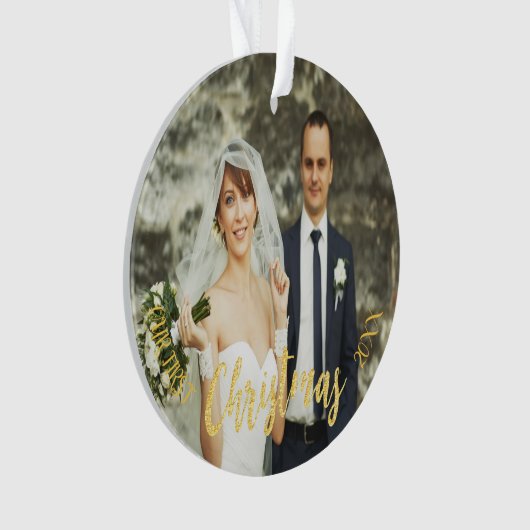 Première écriture de photo mariage de Noël (devant)