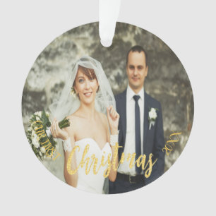 Première écriture de photo mariage de Noël