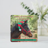 Première Faire-part de naissance de Noël du bébé (Debout devant)