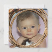 Première Faire-part de naissance de Noël du bébé (Dos)