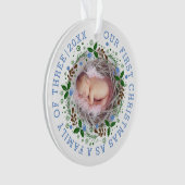 Première famille de Noël de trois couronnes photo  (devant)