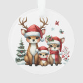 Première famille de Noël de trois gardiens de phot (dos)