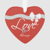 Première femme de Noël Amour de coeur (devant)