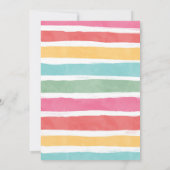 Première fête Anniversaire Cactus Invitation (Dos)