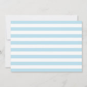 Première fête d'anniversaire Blue Boy Invitation (Dos)