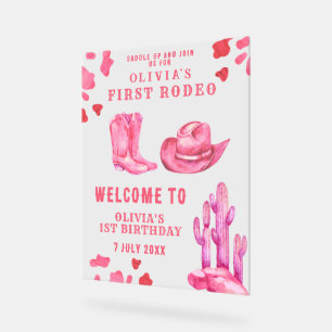 Première fête d'anniversaire de Pink Cowgirl