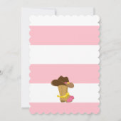 Première fête d'anniversaire invitation Wilwwest c (Dos)