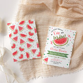 Première fête de la pastèque Un dans un Invitation