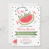 Première fête de la pastèque Un dans un Invitation (Devant)