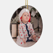Première fête de Noël Année Photo Ornement (Droite)