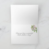 Première Fête des Mères avec jolie carte Apple Blo (Intérieur)