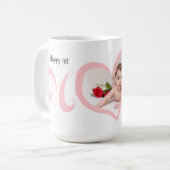 Première fête des mères avec un bébé Photo Mug (Devant gauche)