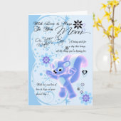 Première fête des mères... Carte de fête des mères (Fleur jaune)