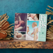 Première fête des mères Photo Collage Plaque - Mod (Côté)