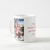 Première Fête des Mères Photo & Texte Mug personna (Devant gauche)