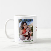 Première Fête des Mères Photo & Texte Mug personna (Gauche)