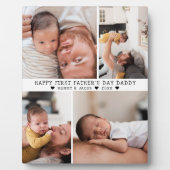 Première Fête des pères | 4 Plaque de collage phot (Devant)