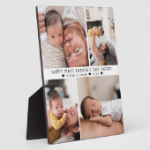 Première Fête des pères | 4 Plaque de collage phot (Côté)