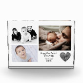 Première Fête des pères Love You Papa Bloc photo (Devant)