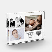 Première Fête des pères Love You Papa Bloc photo (Gauche)